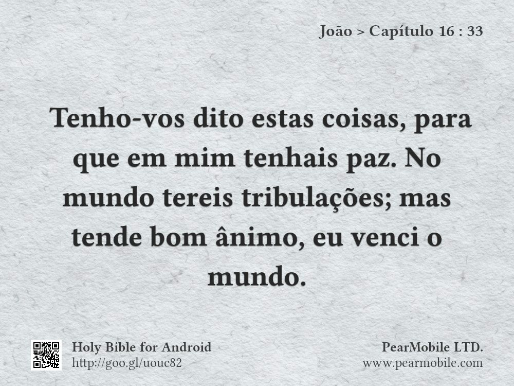 João, Capítulo 16:33